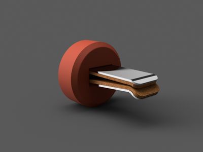 Spring steel clip grips the vent and holds the replaceable scented ceramic puck in place