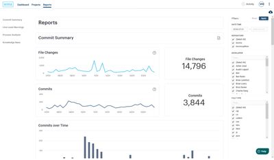 White-label embed reports section using built-in filters, styled with CSS