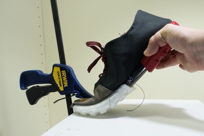 Toe flexion - walking