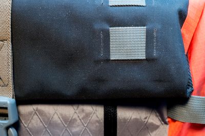 Laser cut placement slits for the webbing loops